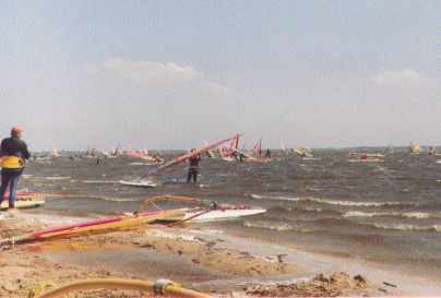 Surfer auf dem Wasser